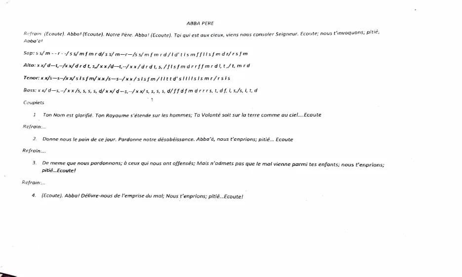 Abba Pere — first page
