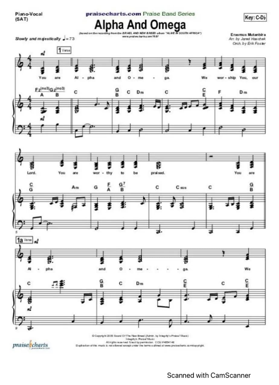 Alpha and Omega — first page