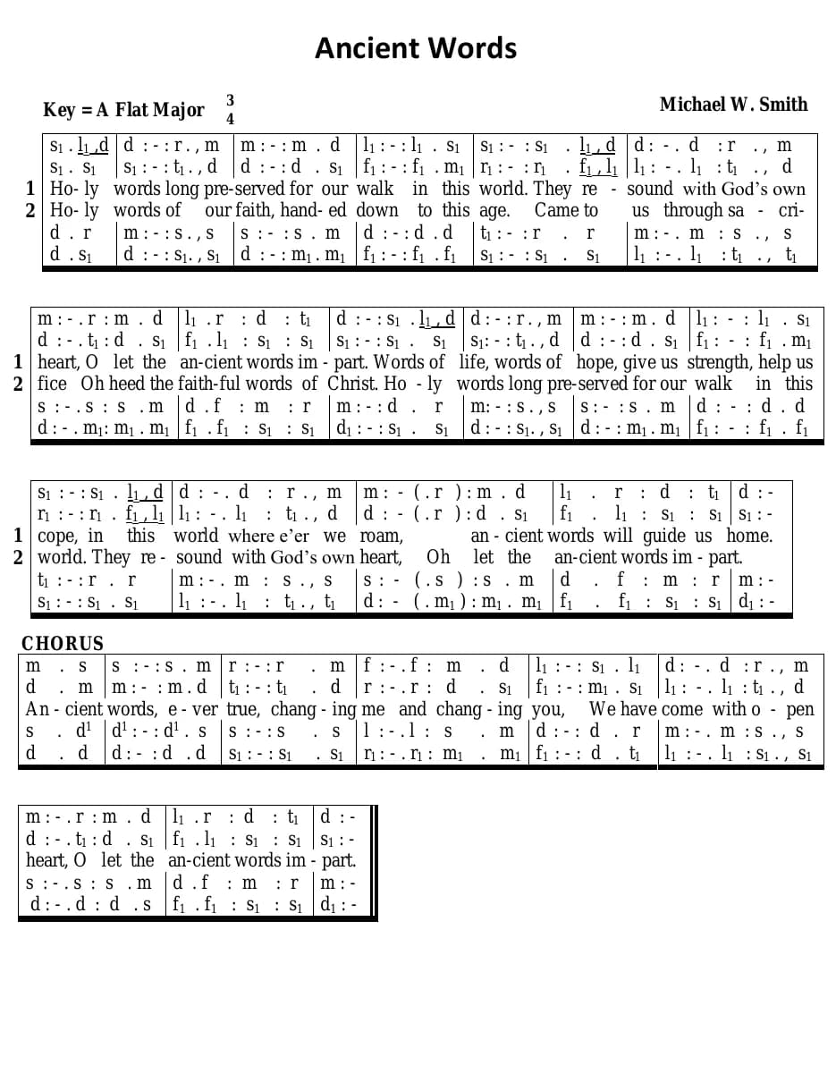 Ancient — first page