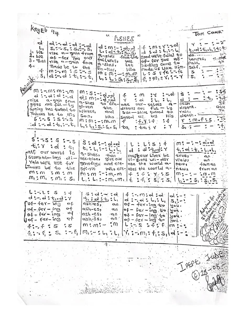 Ashes — first page