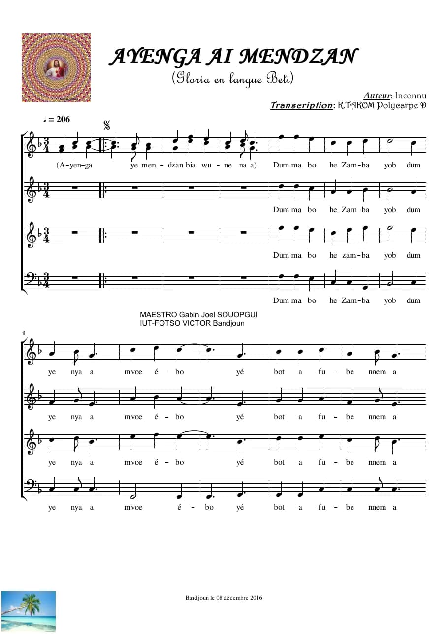 Ayenga Ai Mendzang — first page