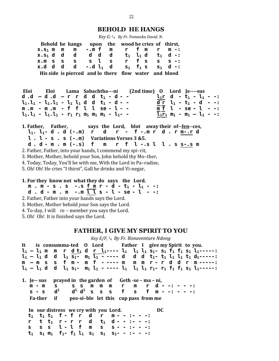 Behold He Hangs — first page