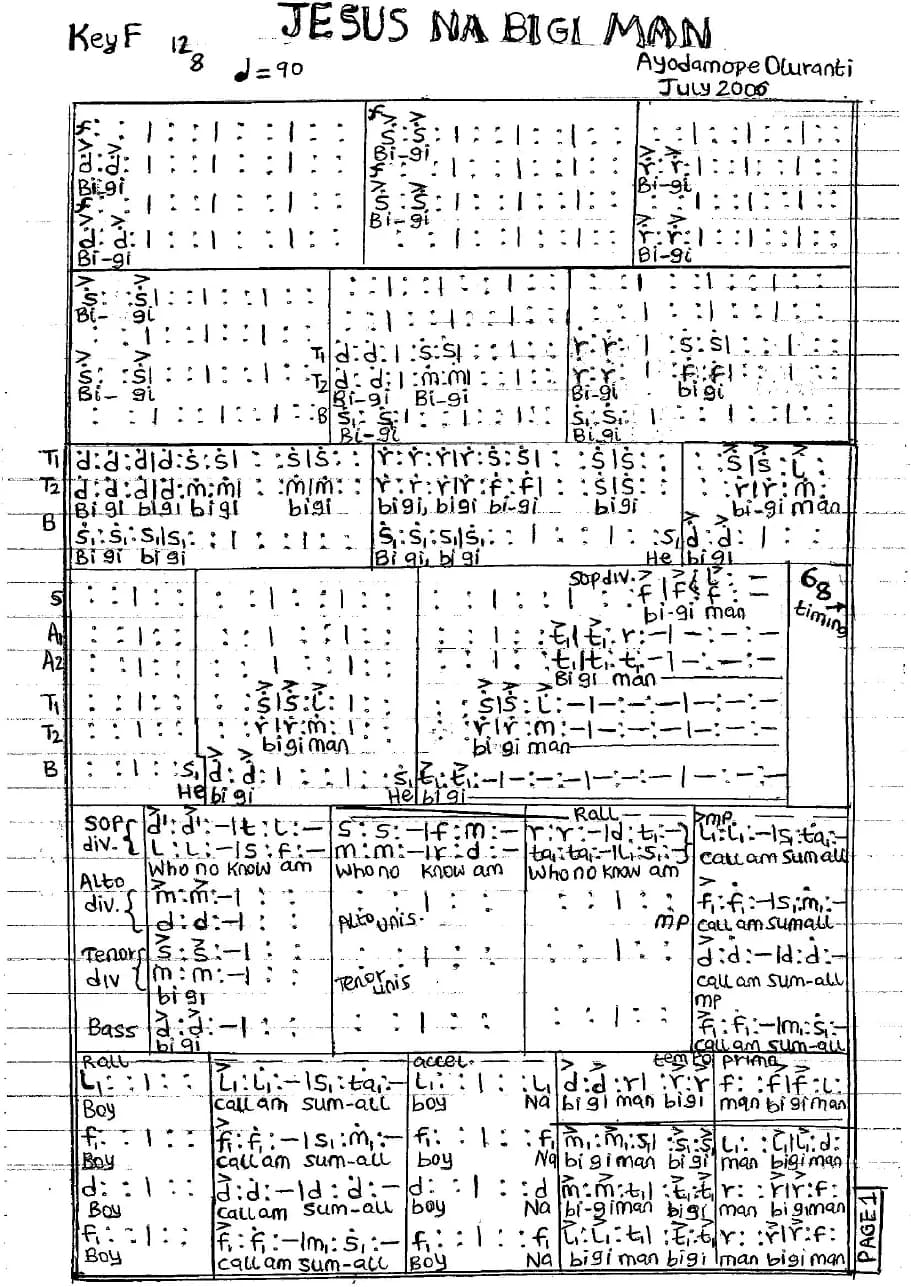 Biggie Man — first page