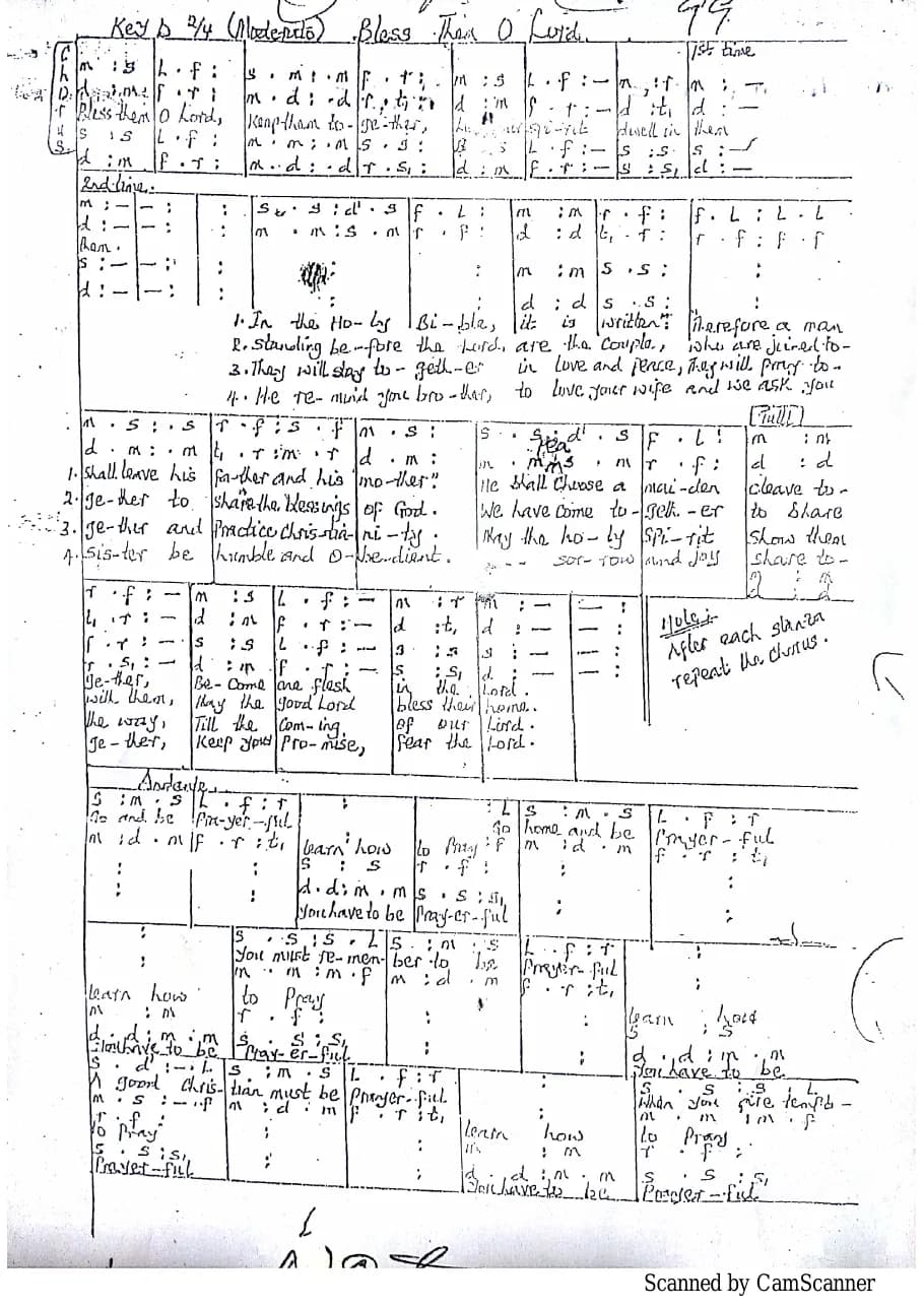 Bless Them O Lord -1 — first page