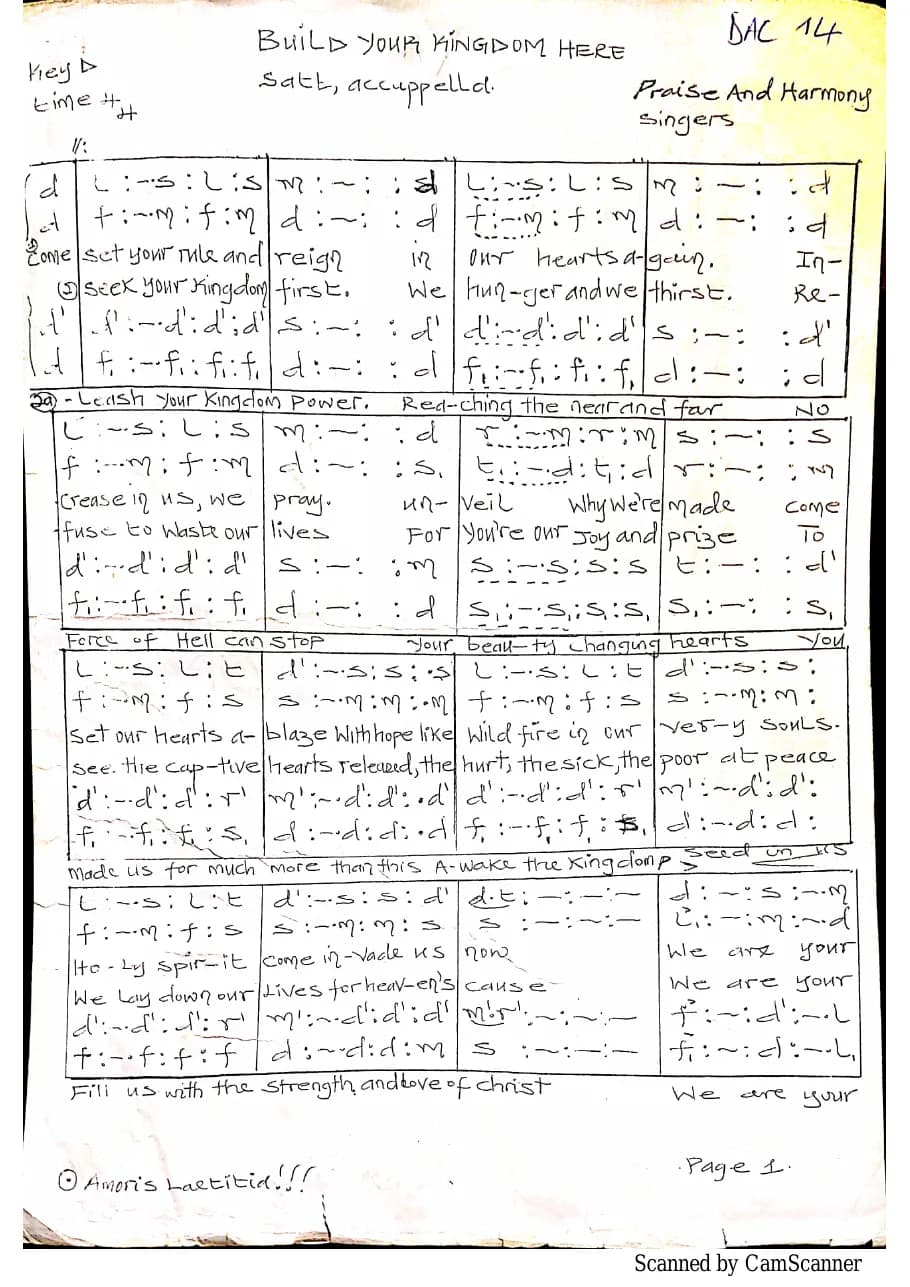 Build Your Kingdom Here — first page