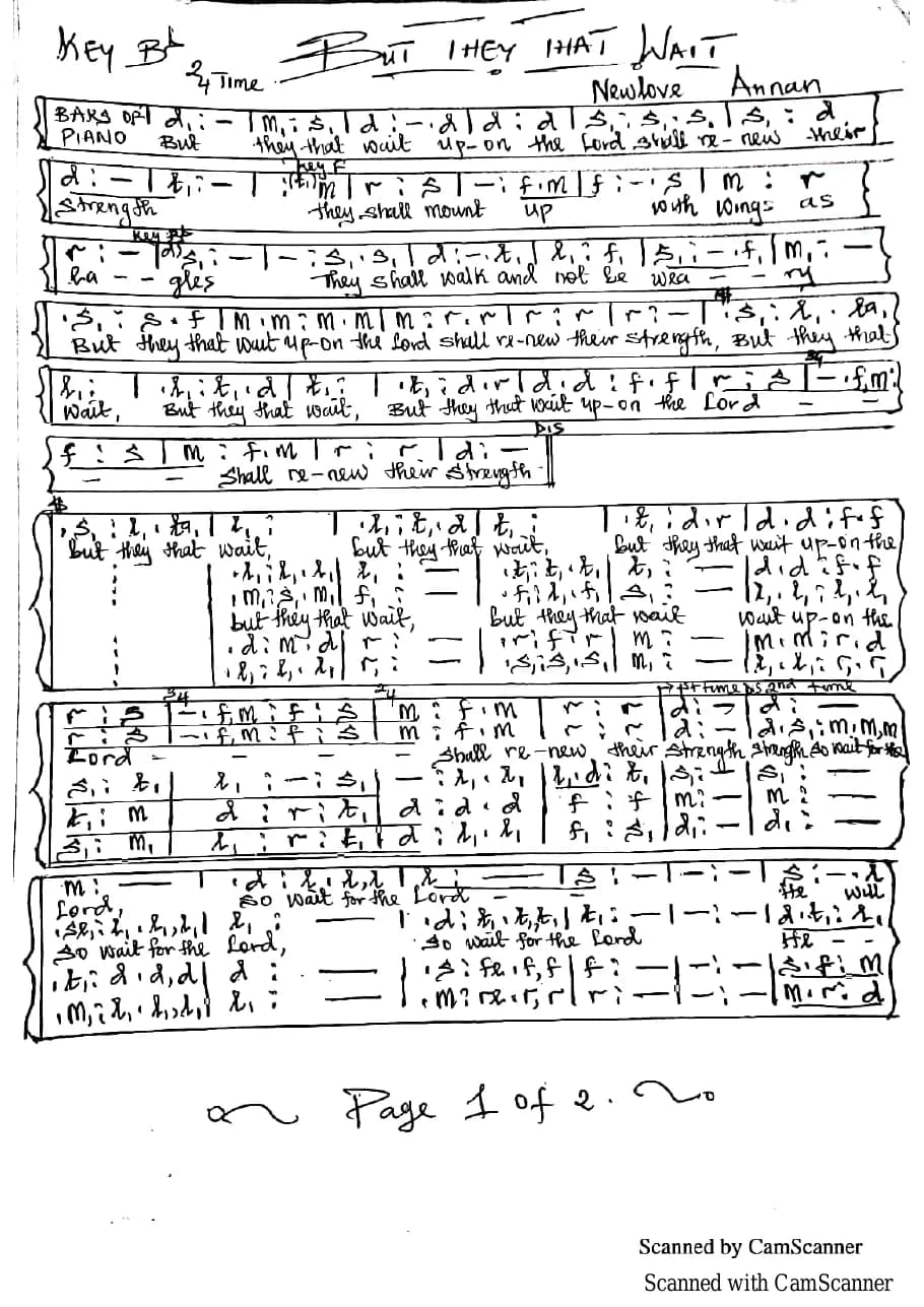 But They That Wait — first page