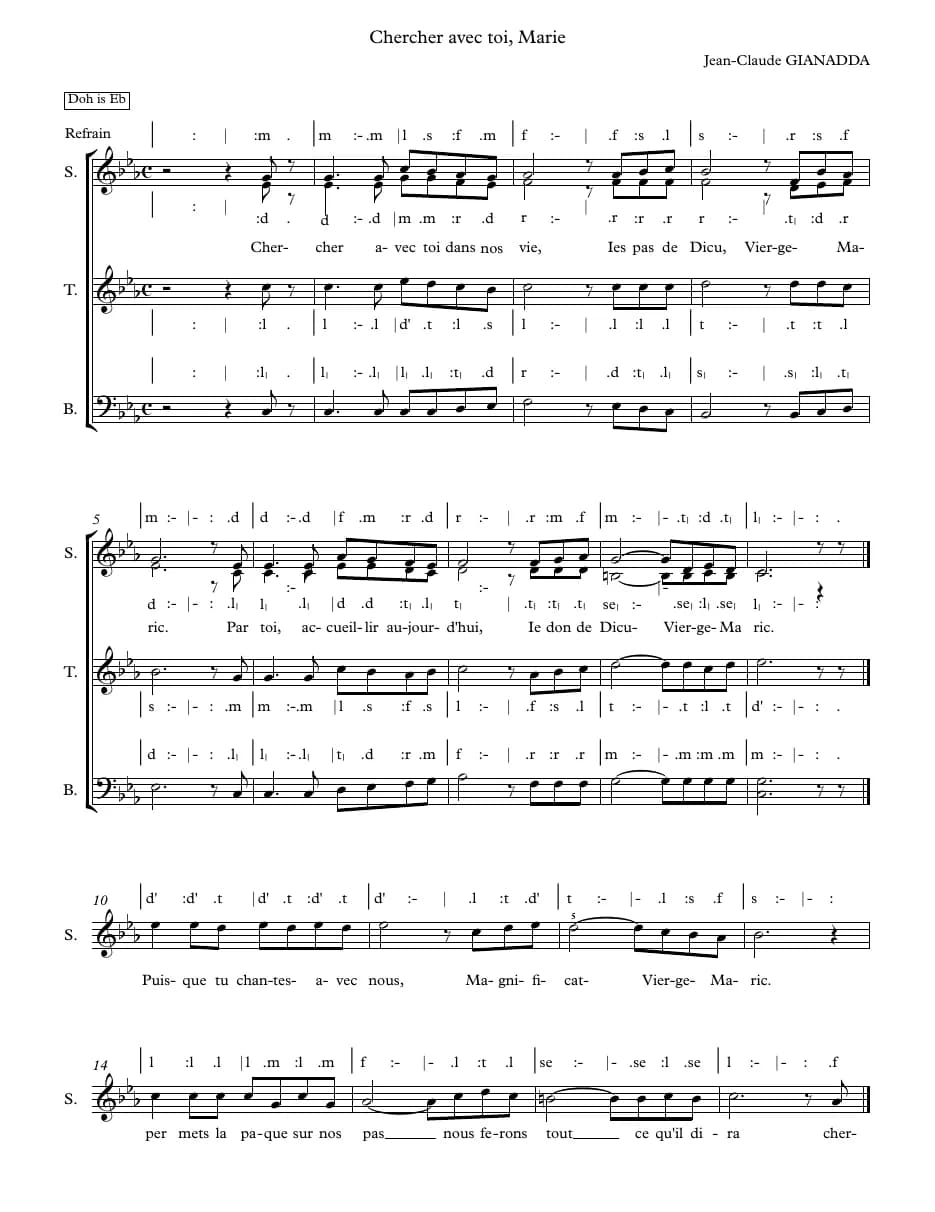 Cherche Avec Toi — first page