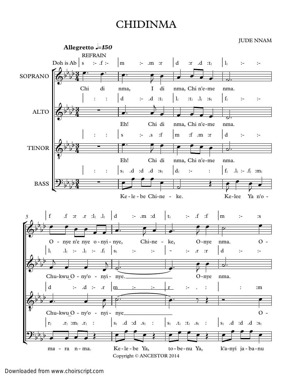 Chidinma — first page