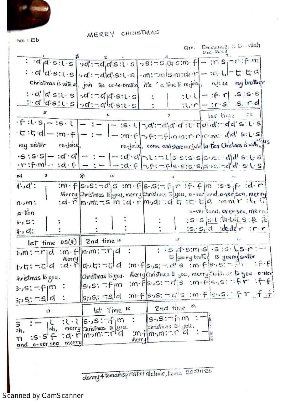 Christmas Is with Us — first page