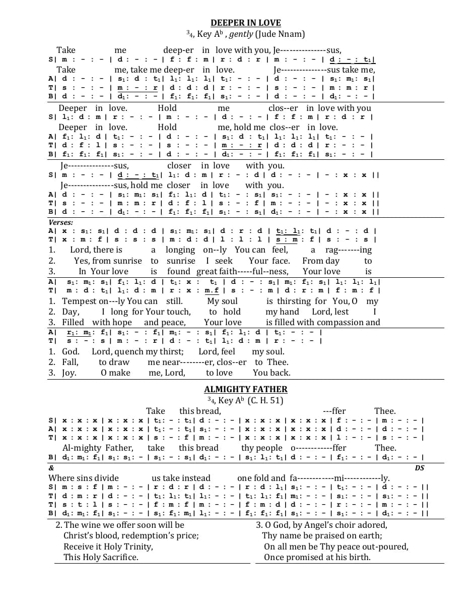 Deeper in Love — first page