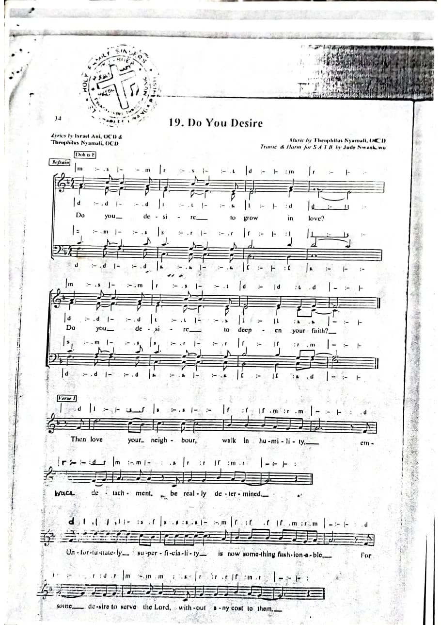 Do You Desire — first page