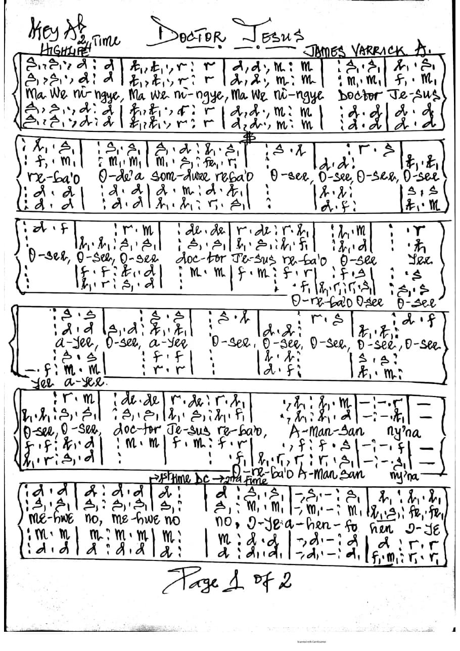 Doctor Jesus — first page