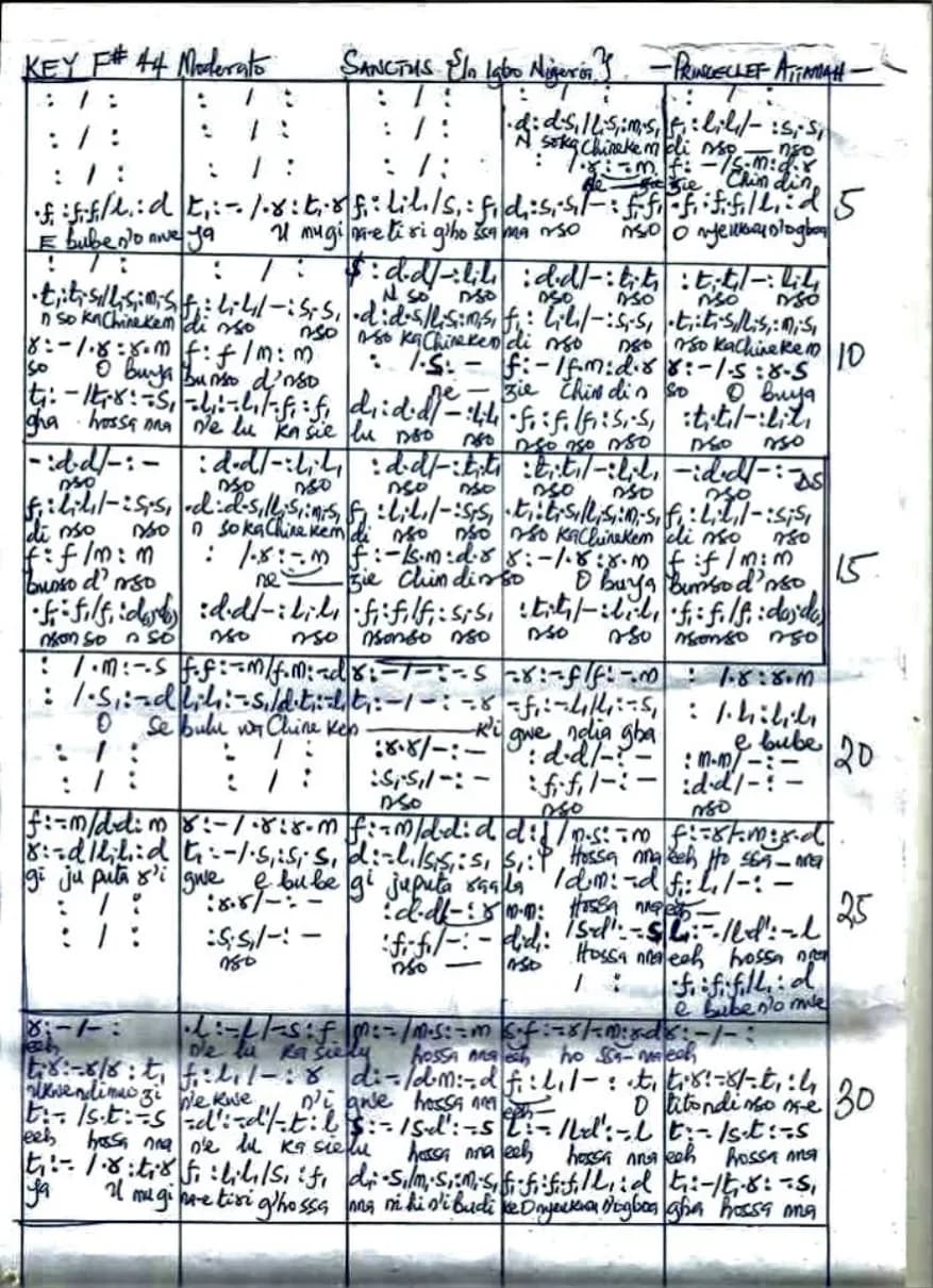 Ebube N'o Nwe Ya — first page
