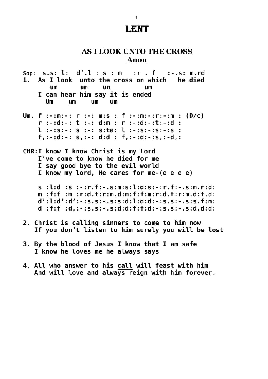 Final Holy Week Companion — first page