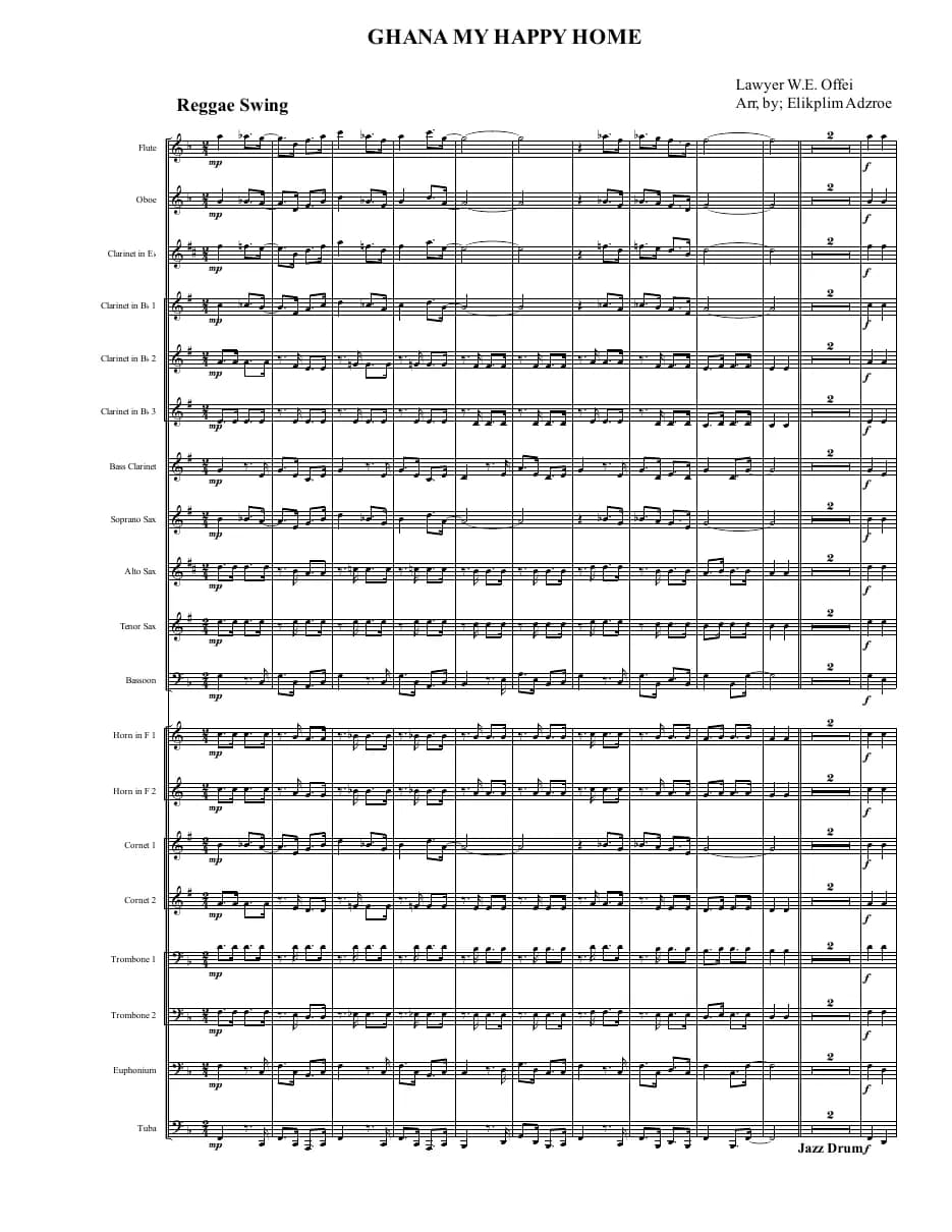 Ghana My Happy Home — first page
