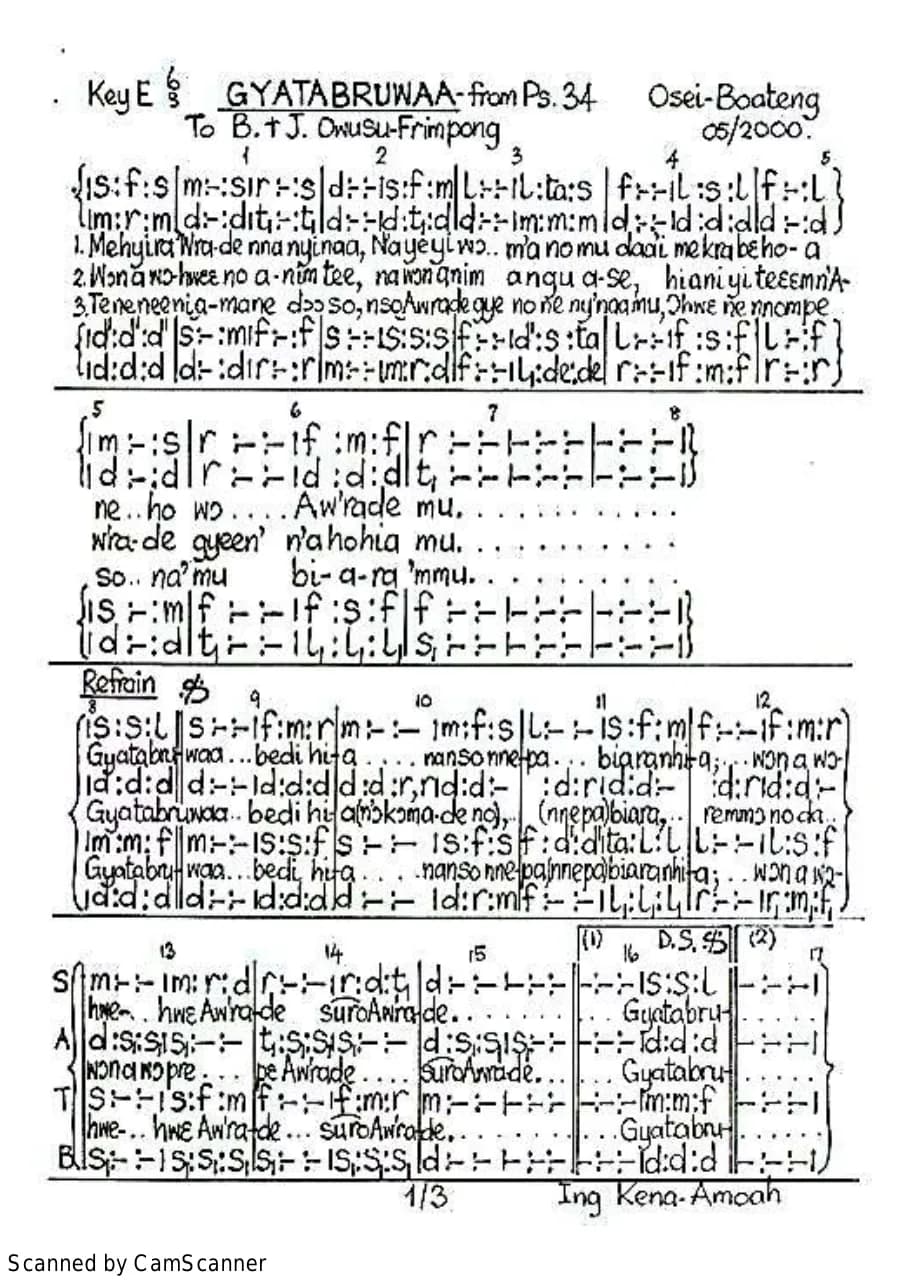 Gyatabruwa — first page
