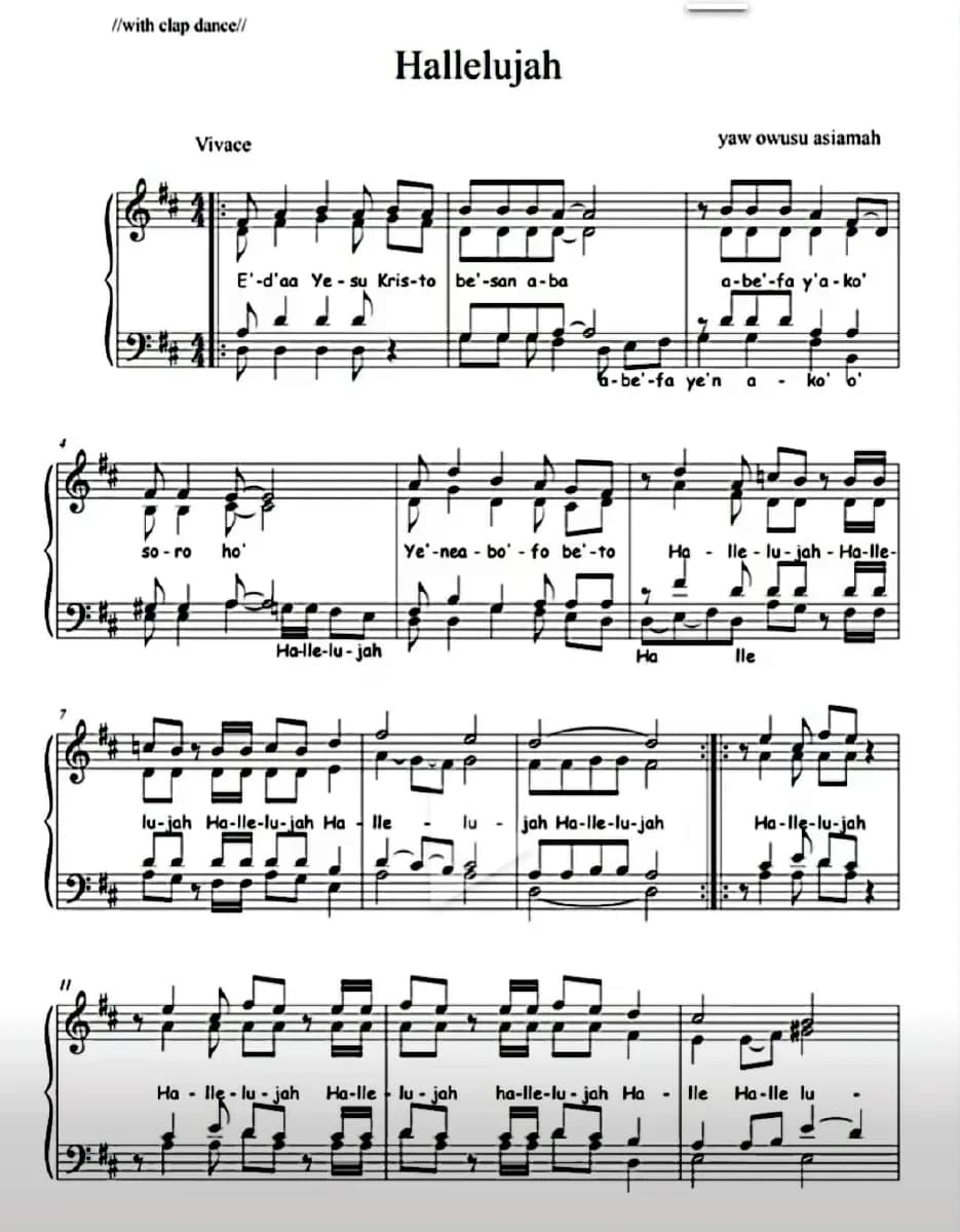 Hallelujah....Yoa — first page