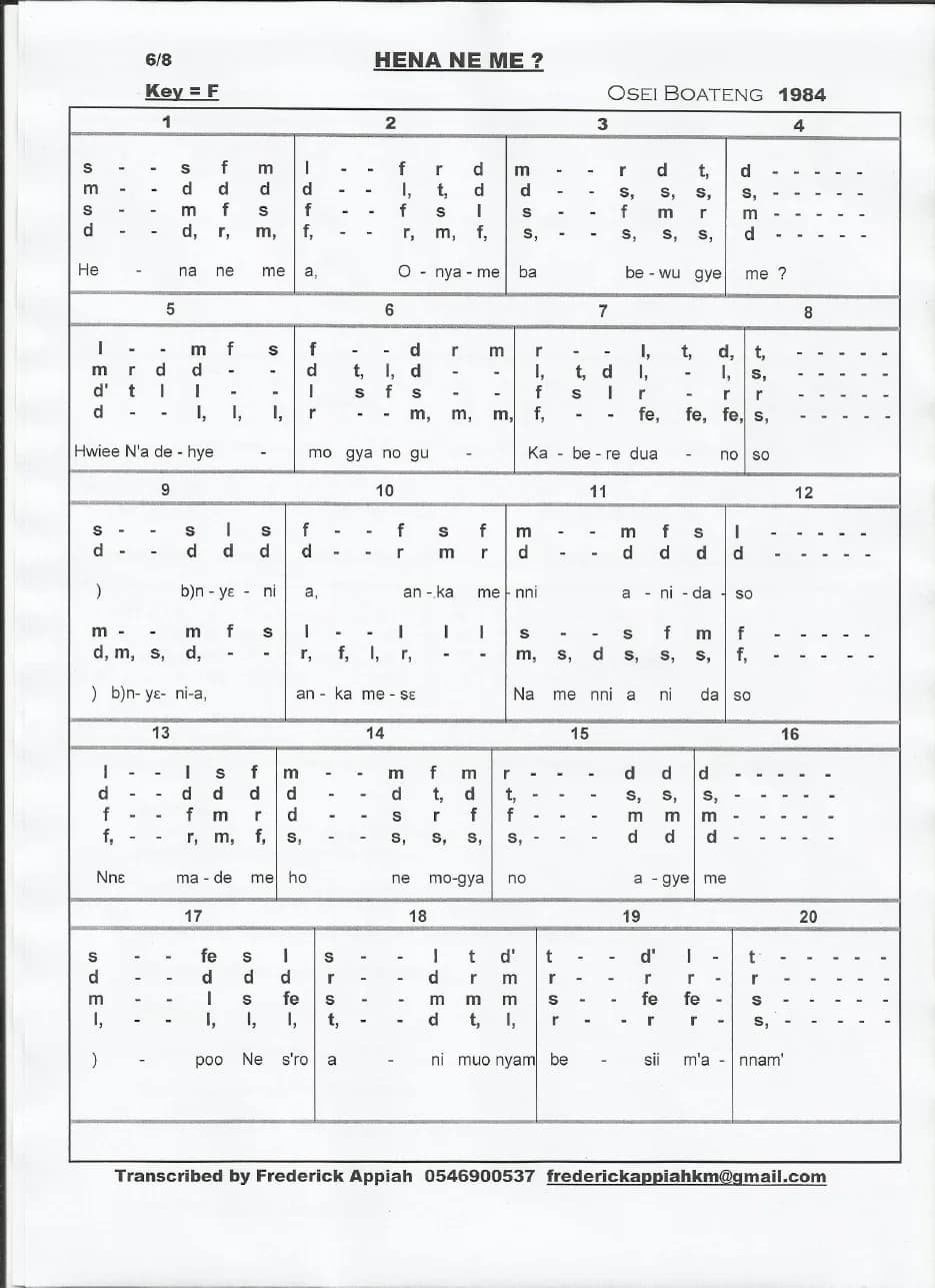 Hena Ne Me Tonic — first page