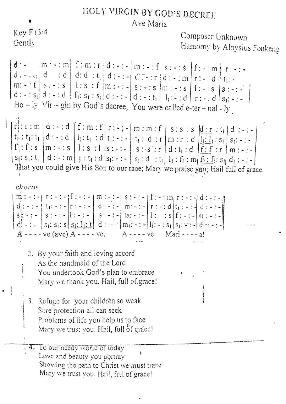 Holy Virgin — first page