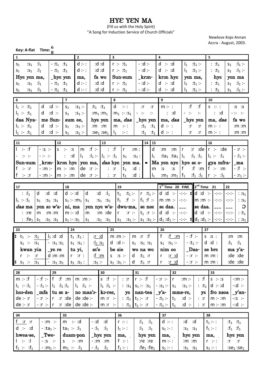 Hye Yen Ma Tonic — first page