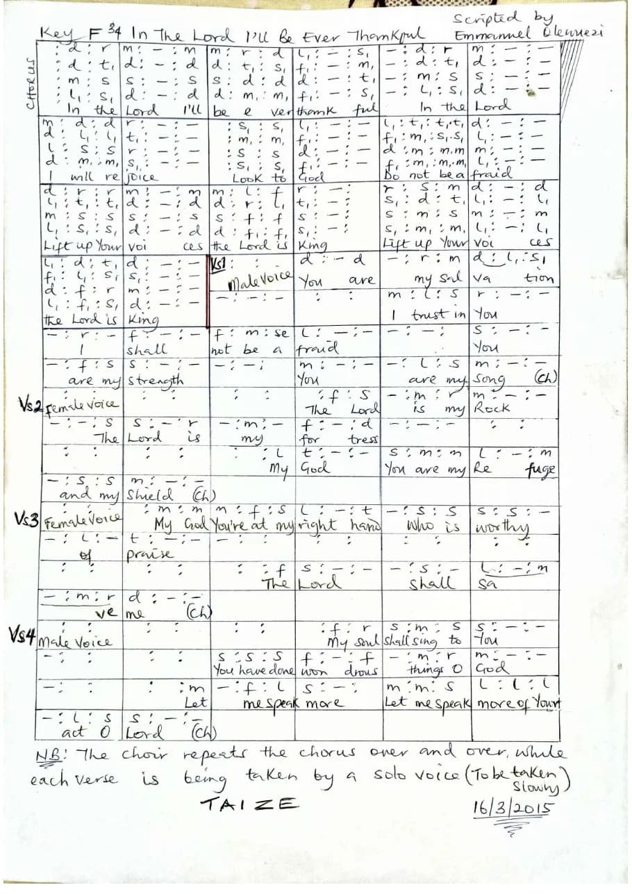 In the Lord I'll Be Ever Thankful-1 — first page