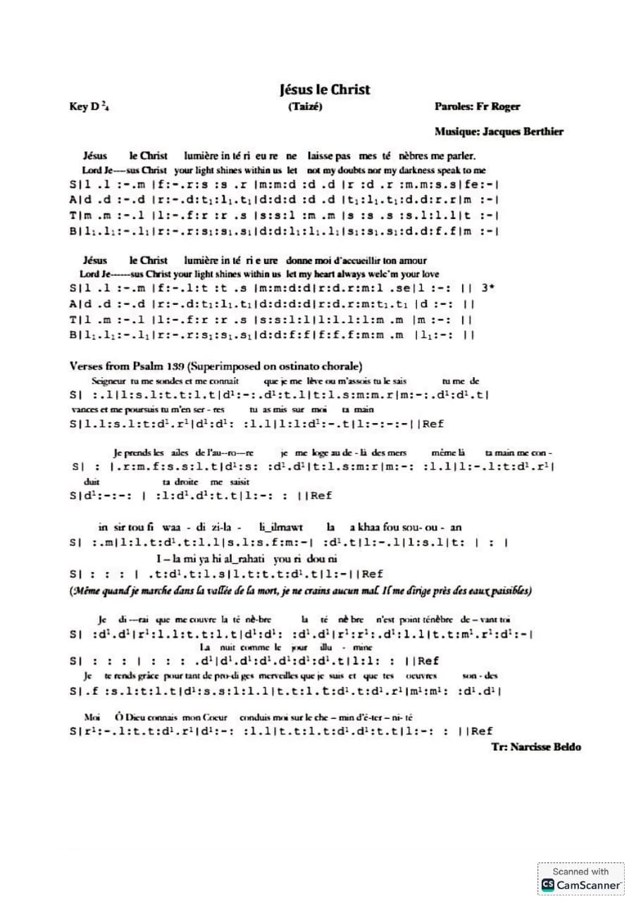 Jesus le Christ — first page