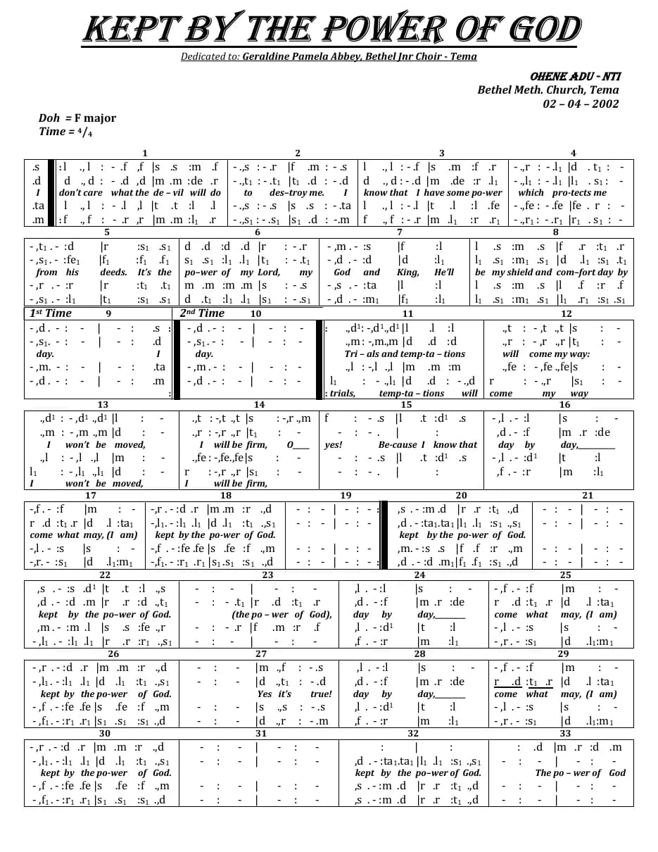 Kept — first page