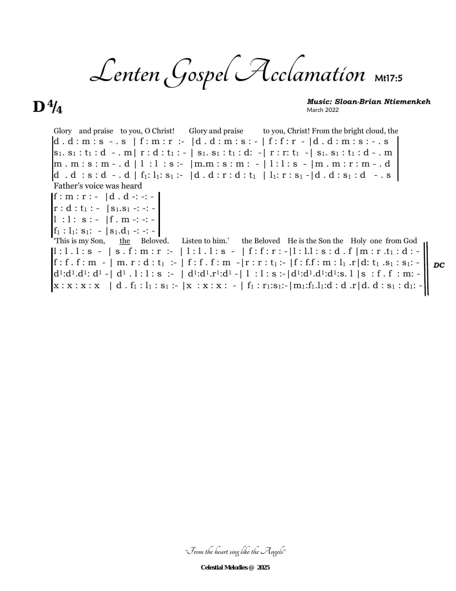 Lenten Gospel Acclamation Mt.Docx — first page