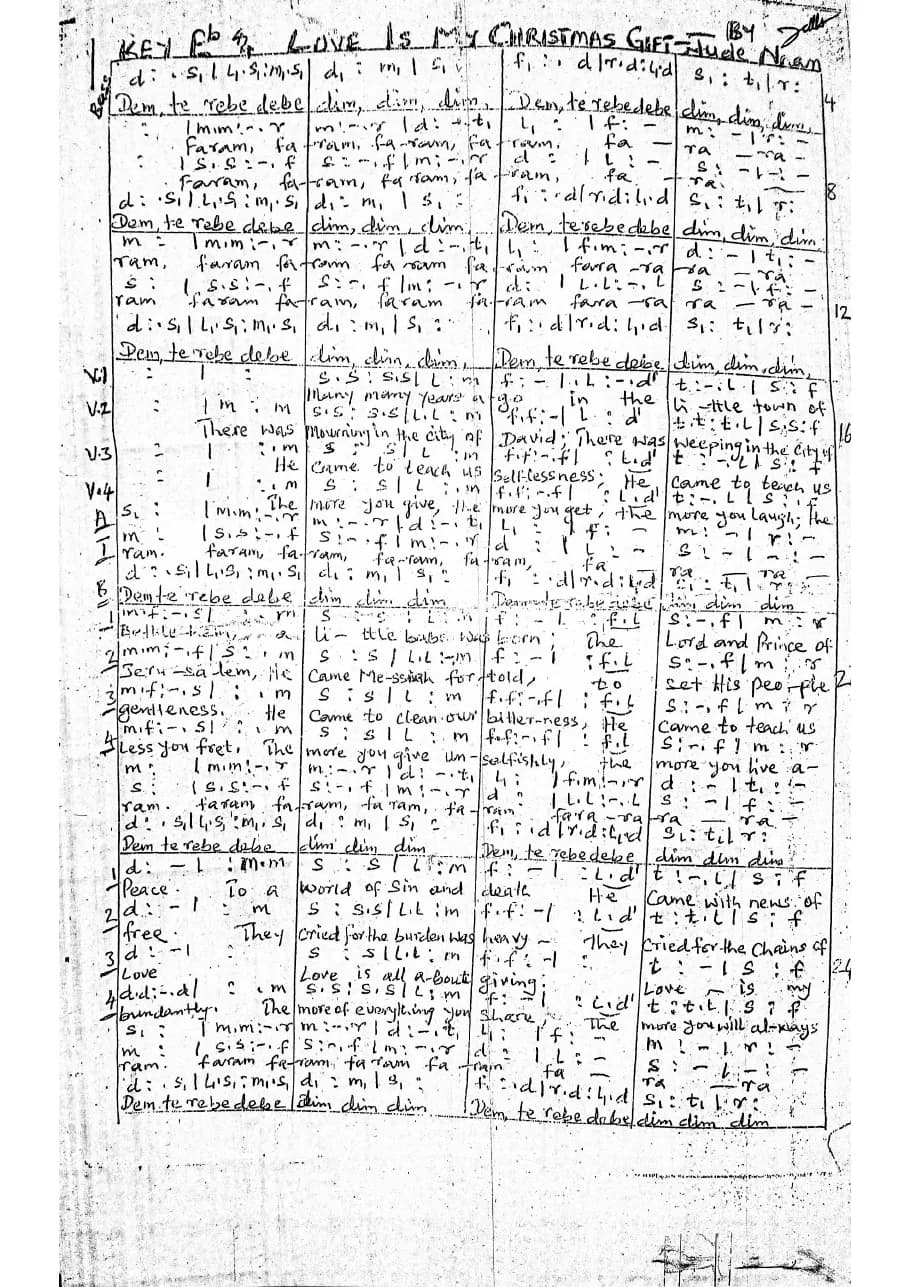 Love Is My Christmas Gift — first page