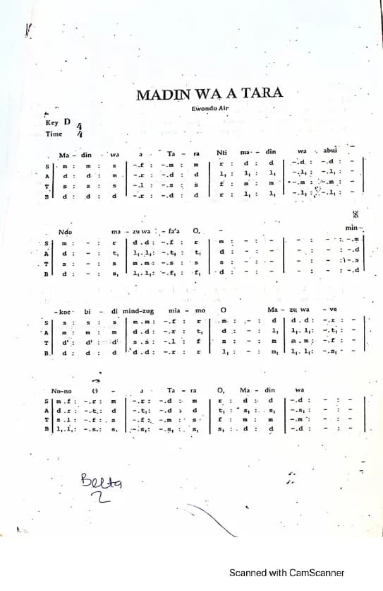 Madinwa — first page