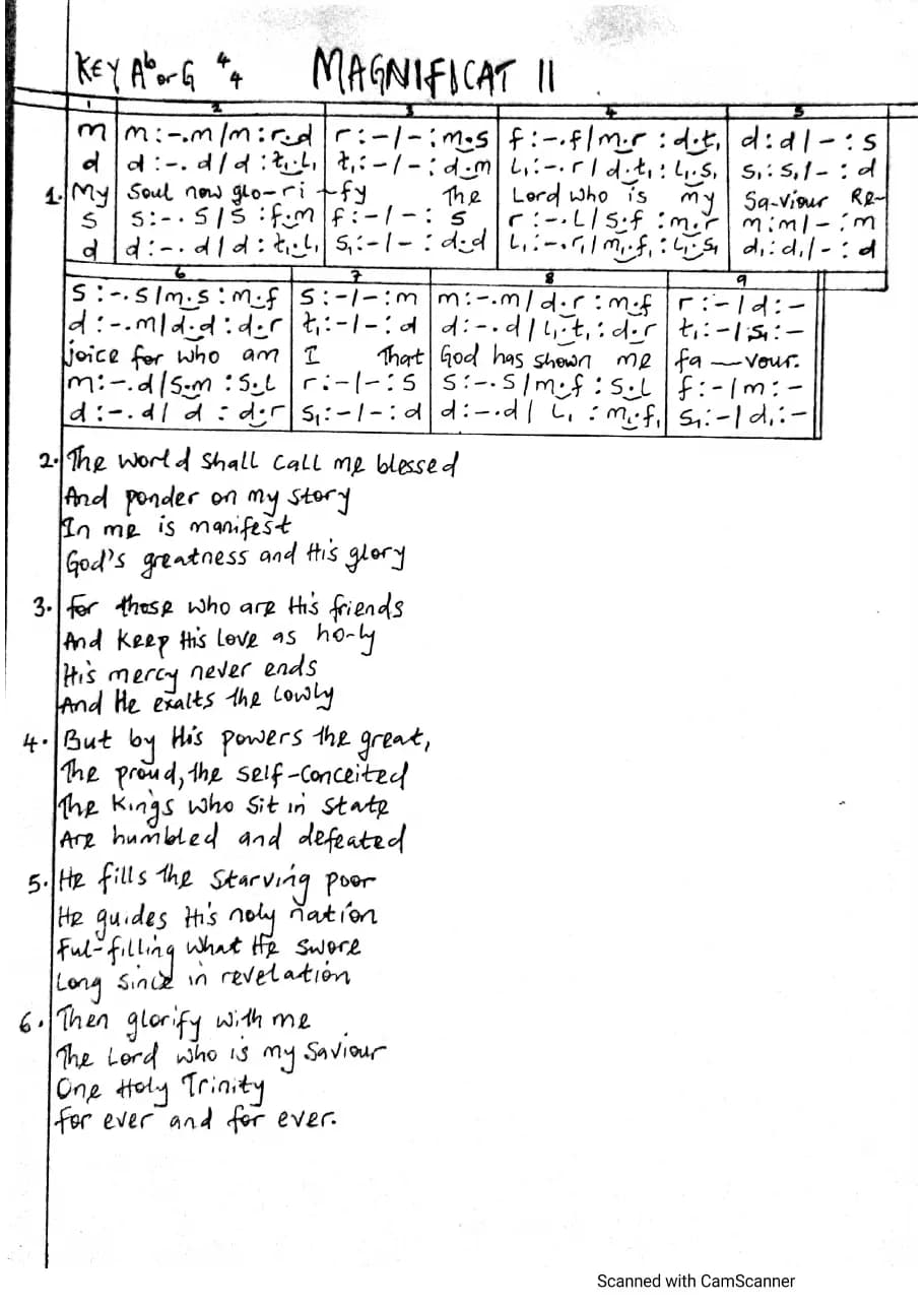 Magnificat Ii — first page