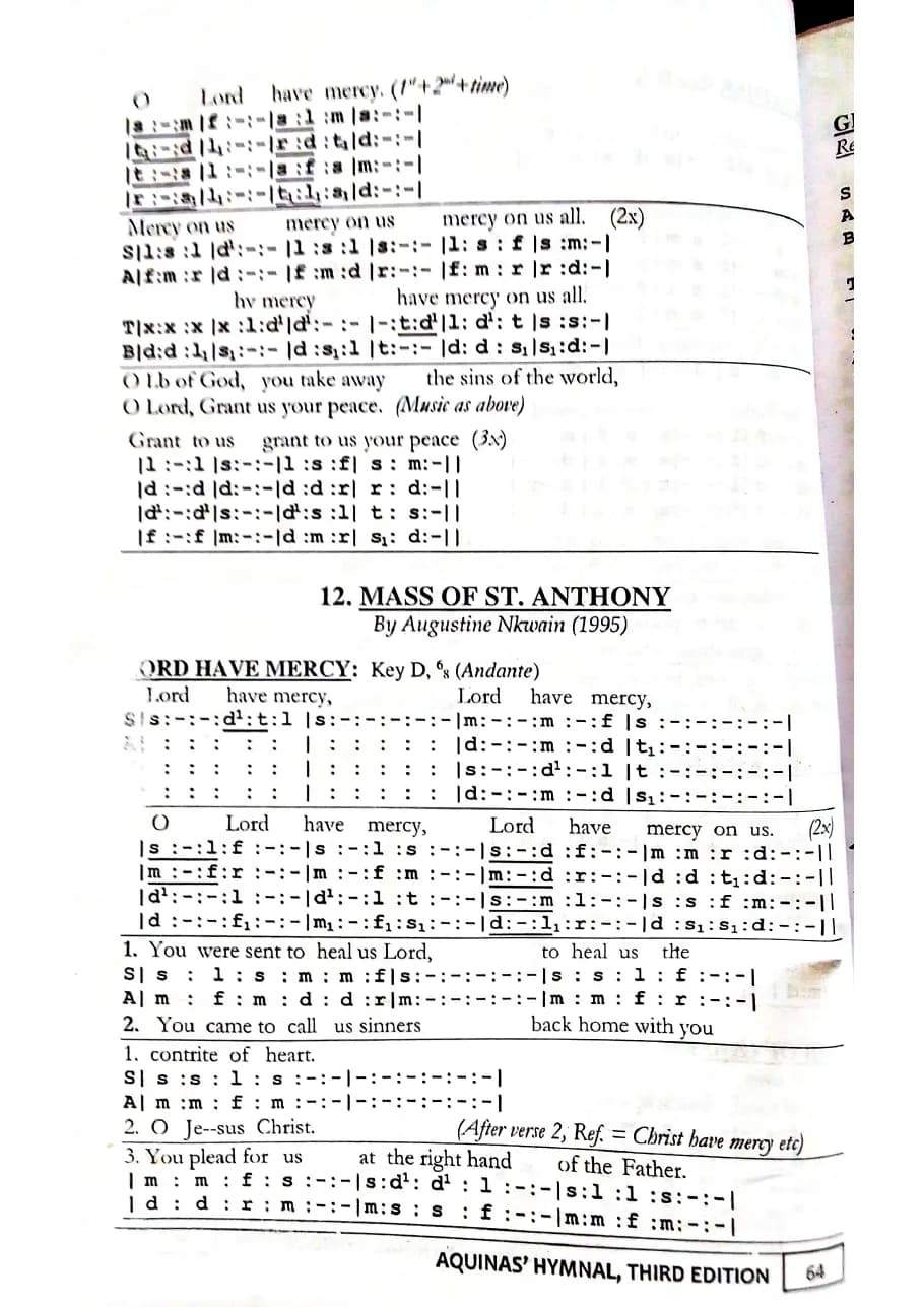 Mass of St Anthony — first page