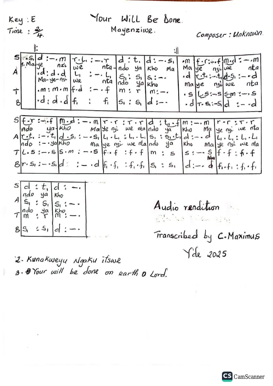 Mayenziwe — first page