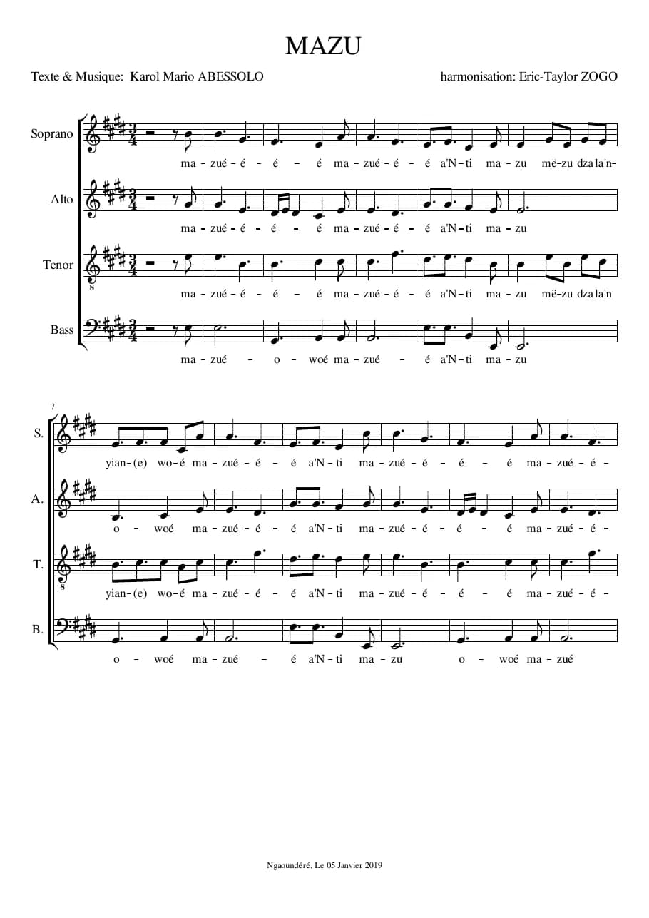 Mazu — first page