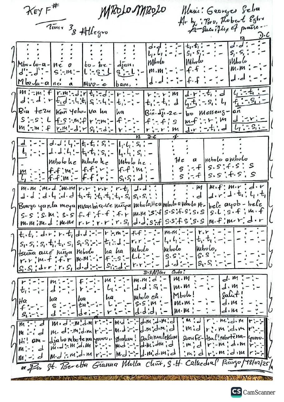 Mbolo Mbolo — first page