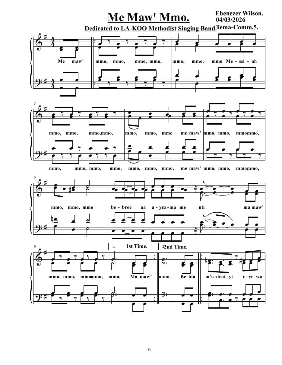 Me Maw Mmo — first page