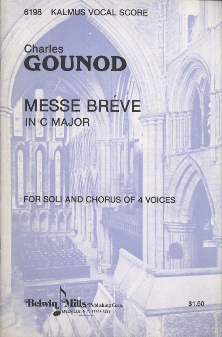 Messe Breve Aux Chapelles — first page