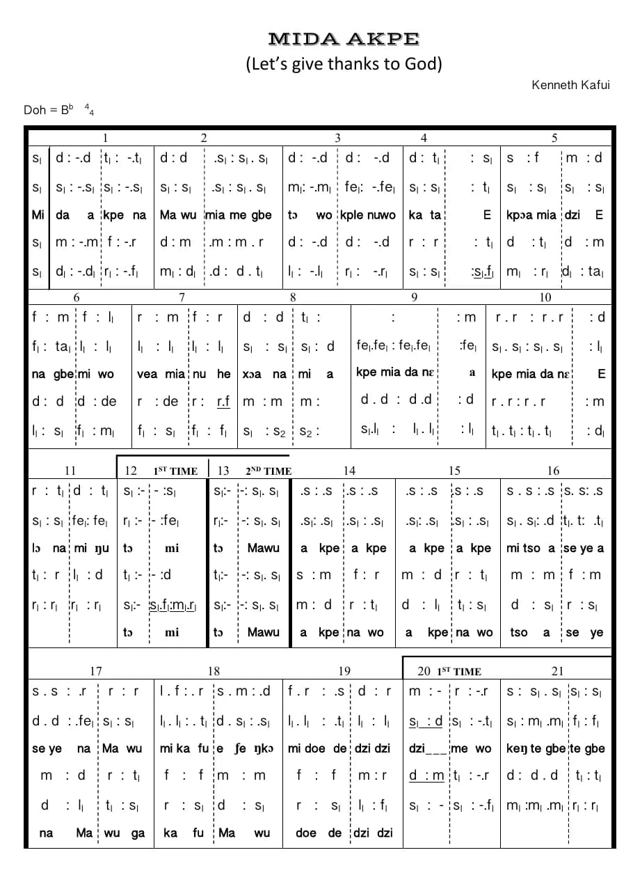 Mida Akpe — first page