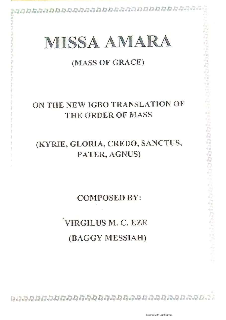 Missa Amara — first page