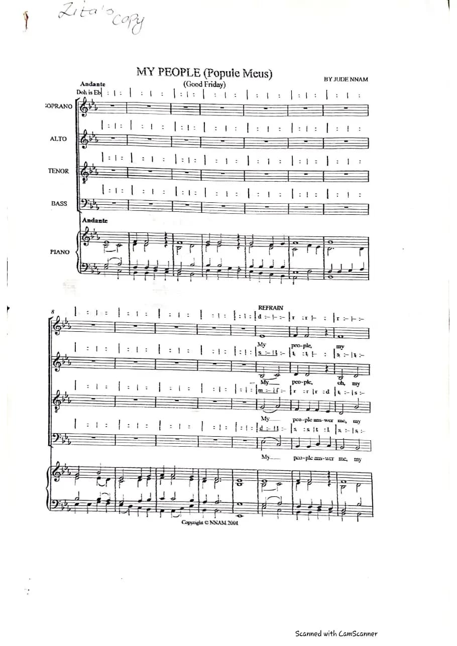 My People — first page