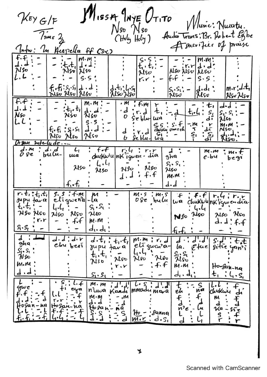 Nso Nso — first page