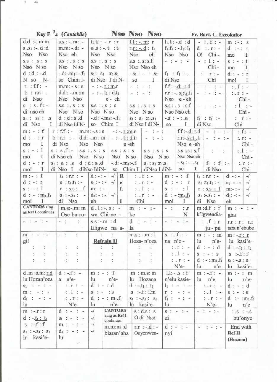Nso Nso Nso — first page