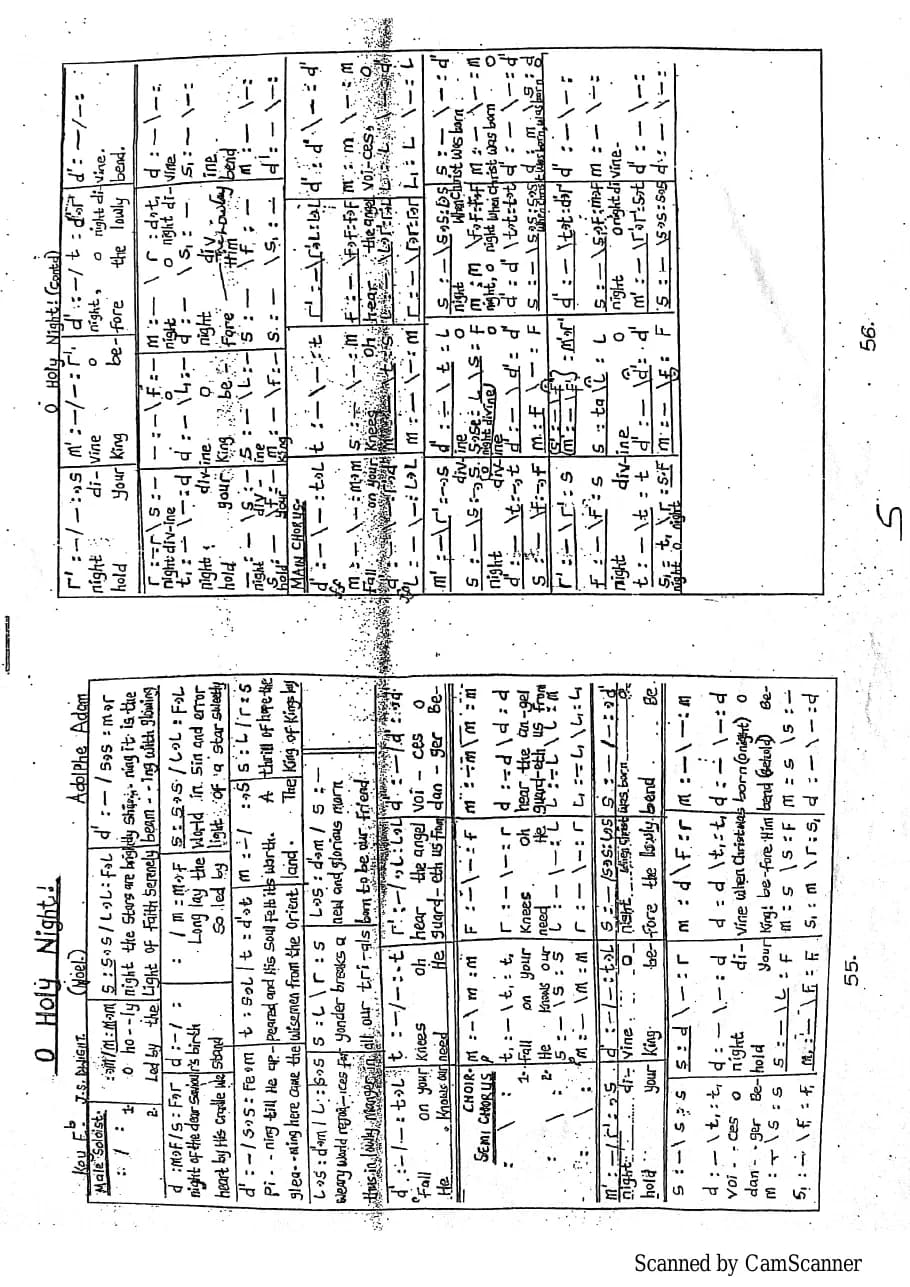 O Holy Night — first page