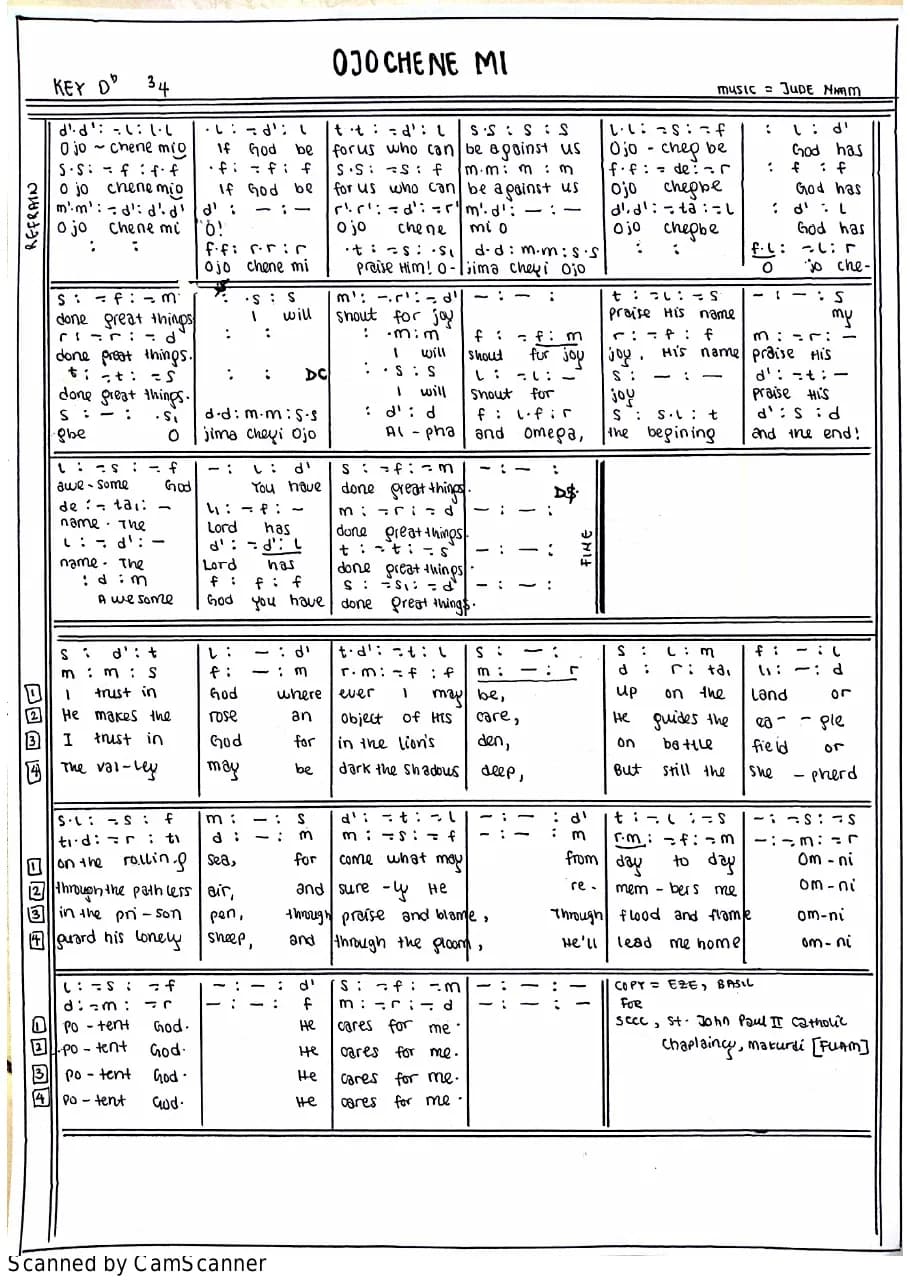 Ojochene Mi — first page