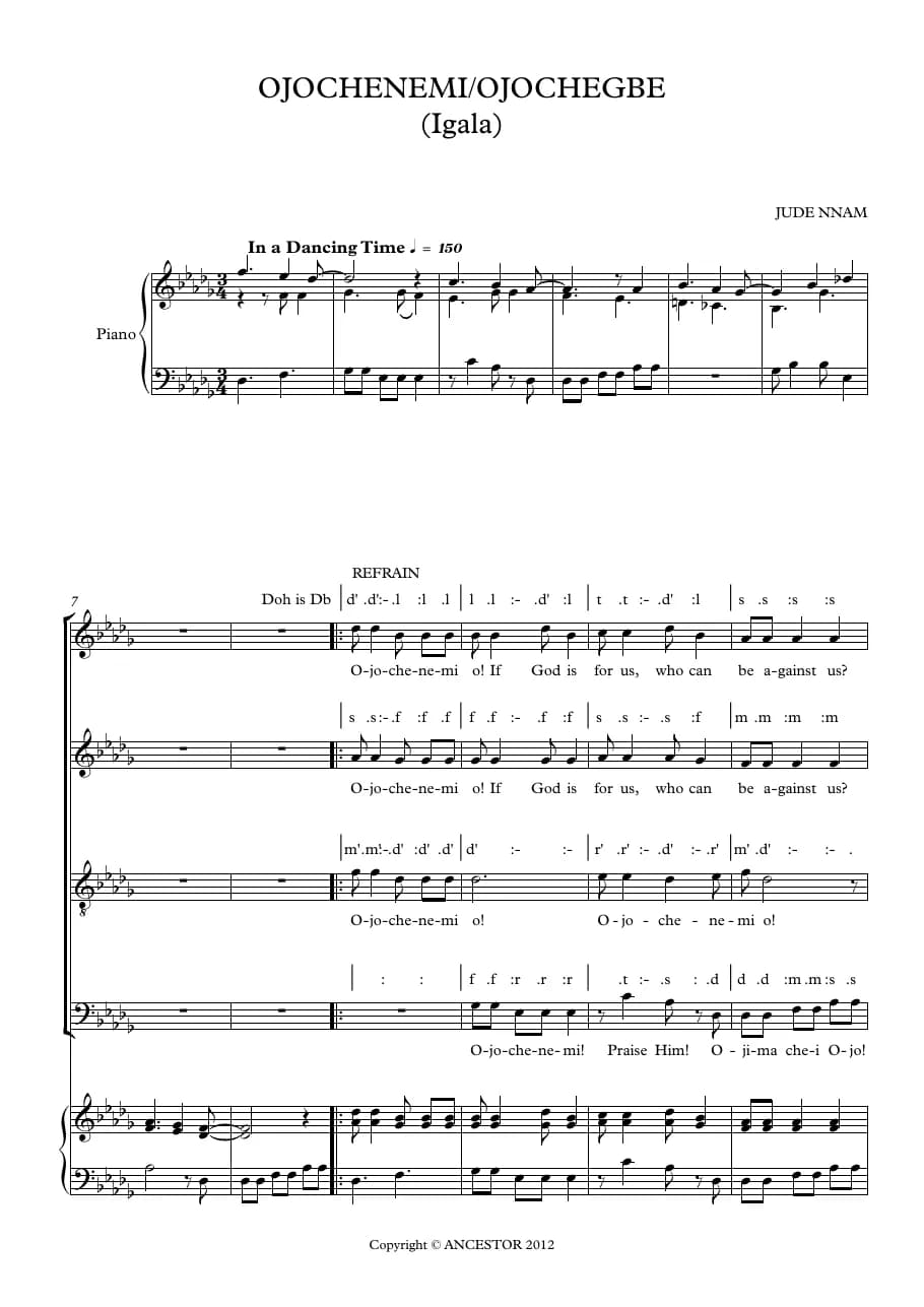 Ojochenemi - Ojochegbe — first page