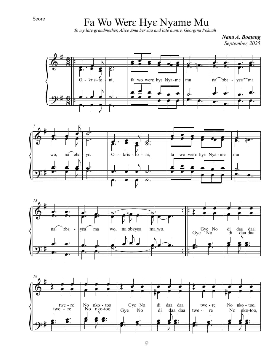 Okristonii Nab — first page
