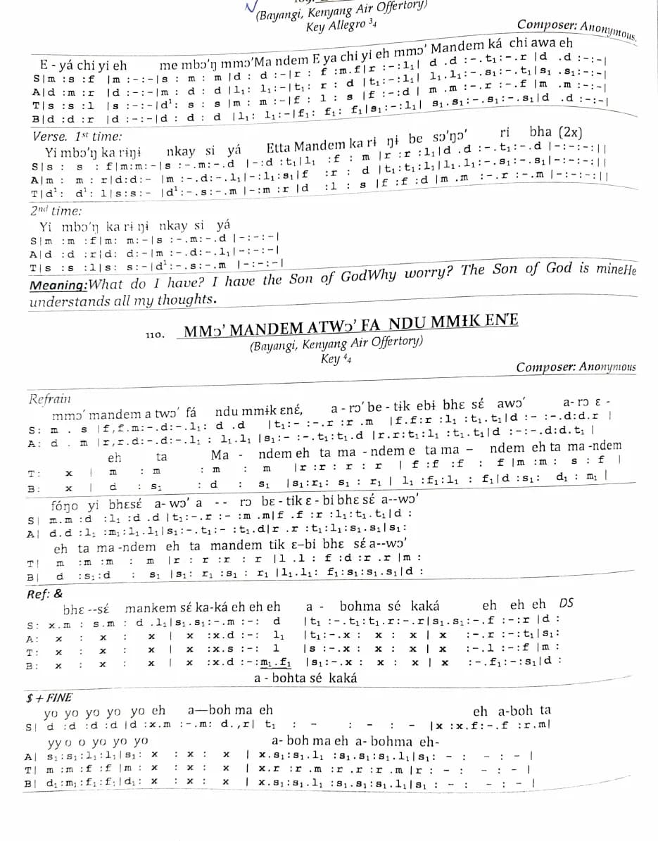 Oroko - Bakossi - Bayangi — first page