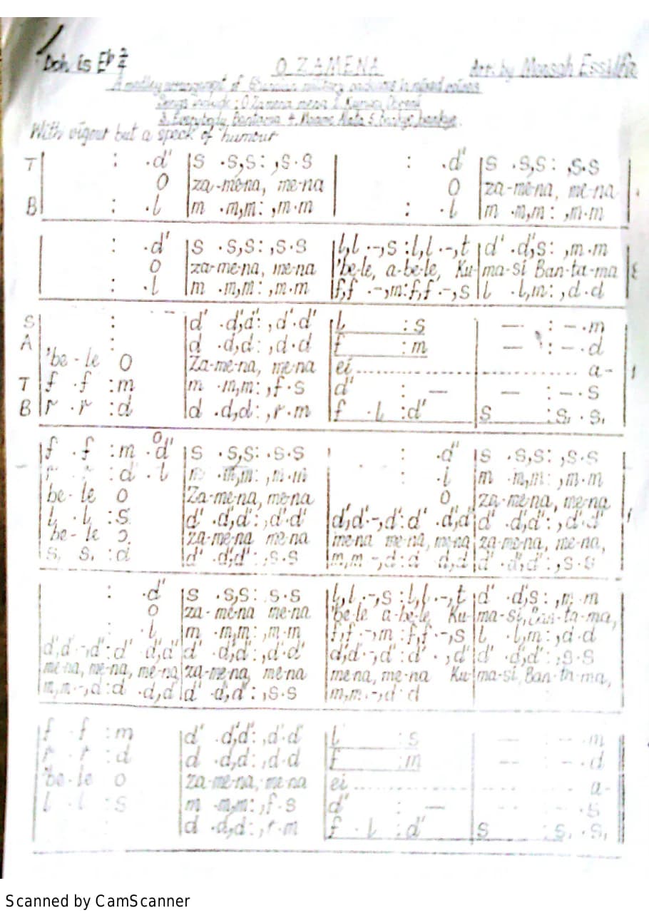 Ozamina — first page