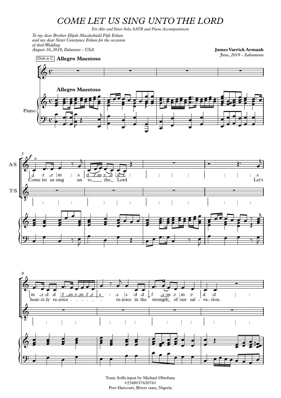Pdfcoffee.Com Come - Let - Us - Sing - Reduced - - Free — first page