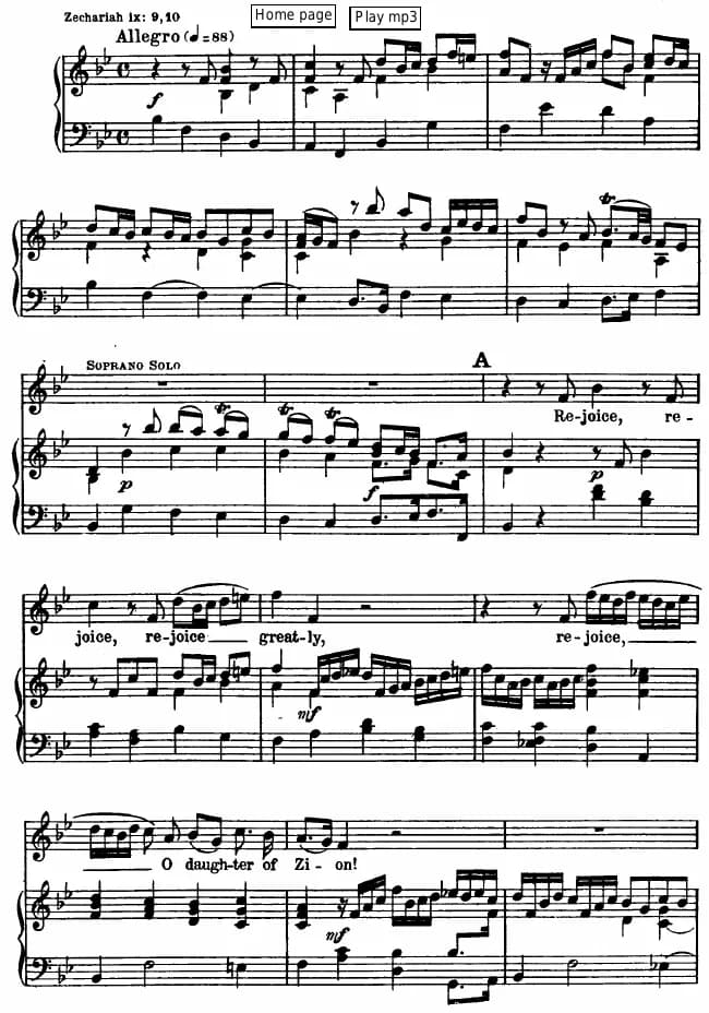 Rejoice Greatly — first page